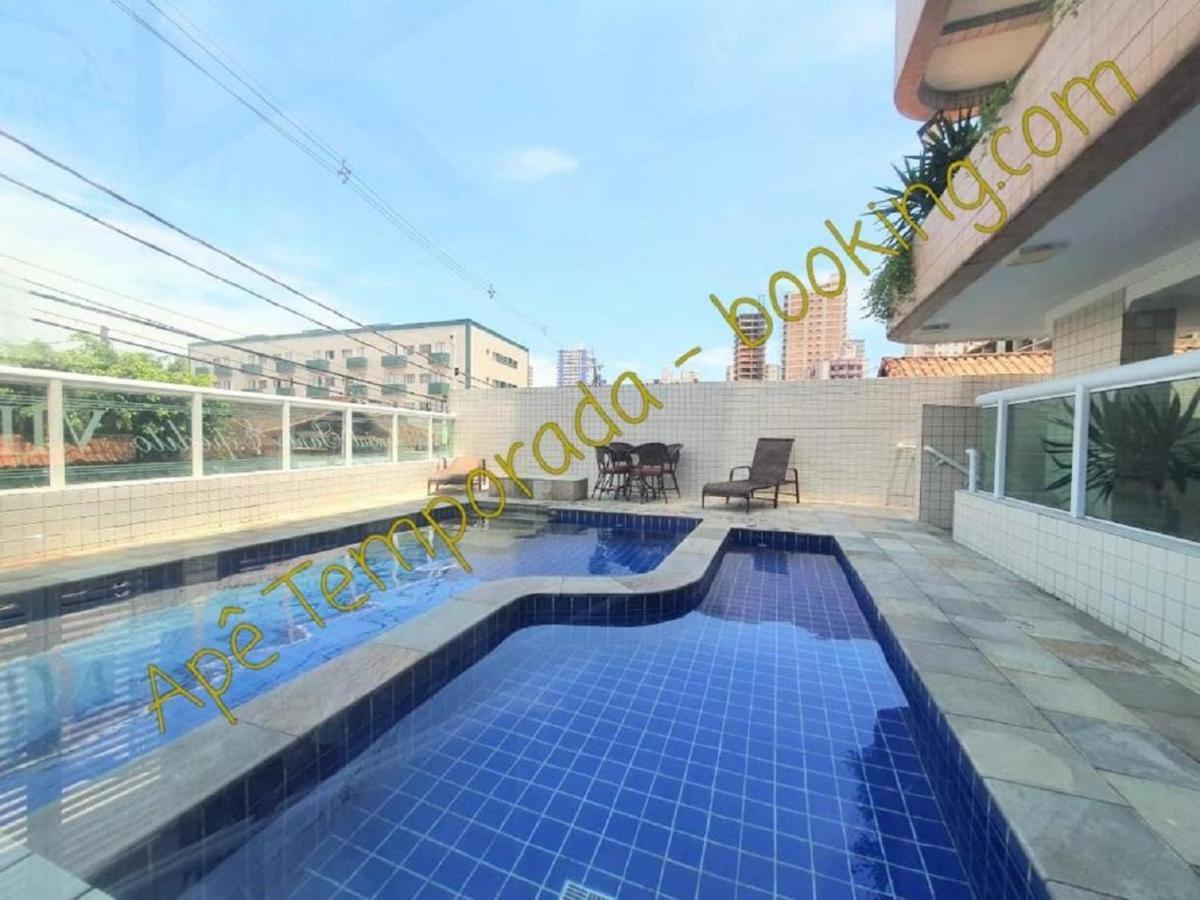 Ape Temporada Praia Grande Sp Completo Com Piscina, Churrasqueira, Estacionamento Kültér fotó