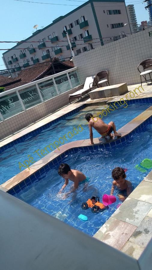 Ape Temporada Praia Grande Sp Completo Com Piscina, Churrasqueira, Estacionamento Kültér fotó