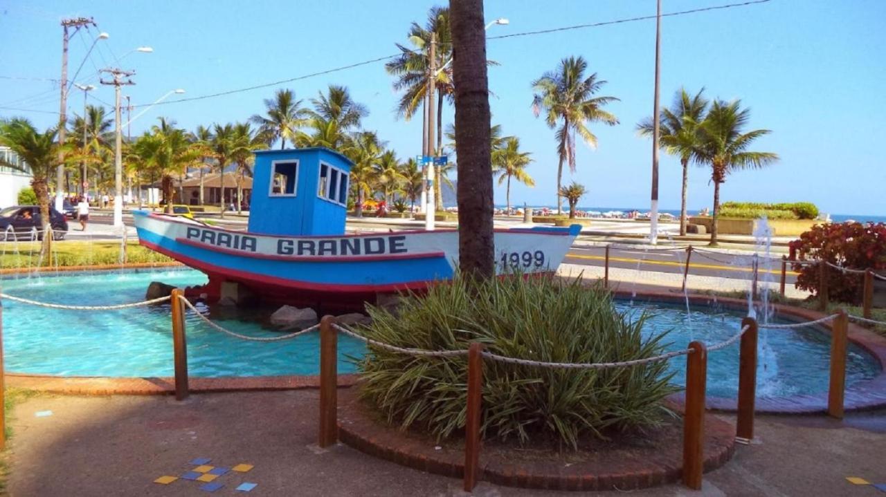 Ape Temporada Praia Grande Sp Completo Com Piscina, Churrasqueira, Estacionamento Kültér fotó